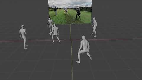 Mocap example: 5 Person Football