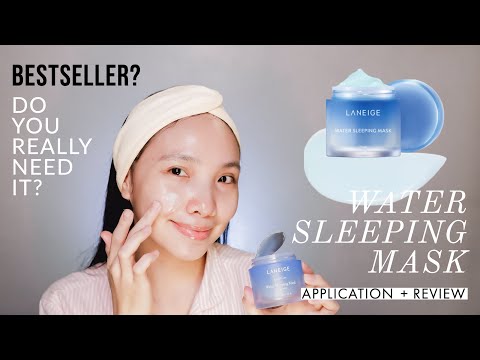 LANEIGE WATER SLEEPING MASK I Application + Review (Do you really need it?)