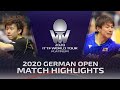 Lin Gaoyuan vs Koki Niwa | 2020 ITTF German Open Highlights (R16)