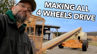Fixing The Boom Lift's 4 Wheel Drive System and Other Stuff.