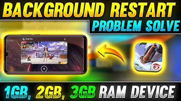 How to solve background restart problem in free fire | Free fire minimize Restart problem solve