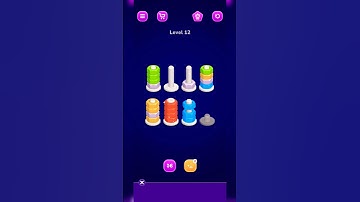 nut sort level 12 #viral #shorts #shortvideos #iq #iqtest #mobile #gameplay #funny