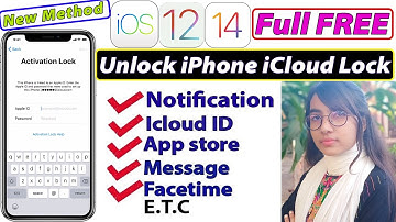 How to Unlock iPhone iCloud with Everything Fix in Full Free IOS 12, IOS 14 Notification, On/Off fix
