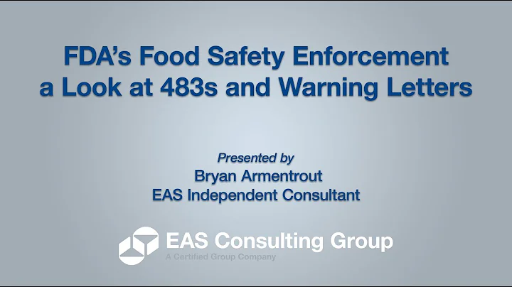 2021 FDAs Food Safety Enforcement Armentrout