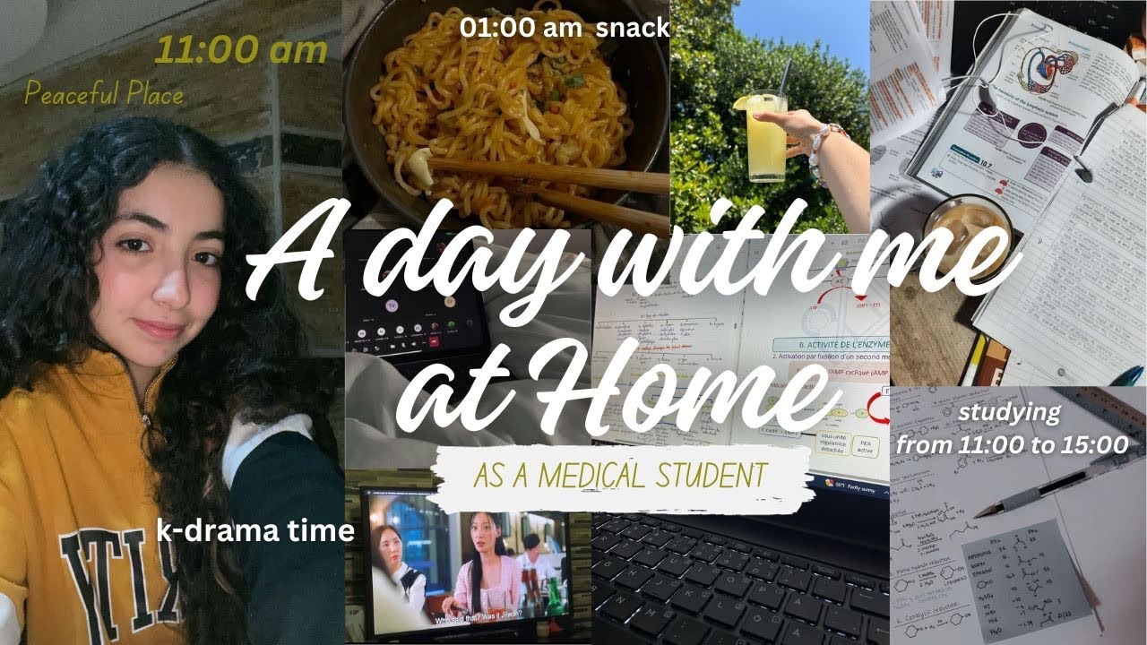 Inside The Life Of A Student: A Day At Home 📘🌟(study & Chill Mode On!) حياتي كطالبة و نهاري فالدار