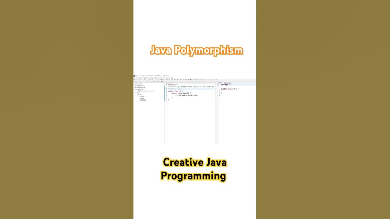 What is Polymorphism | Polymorphism in Java#java #polymorphism #short # ...