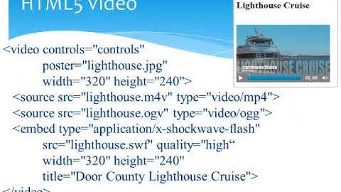 Chapter 11 - HTML5 Video