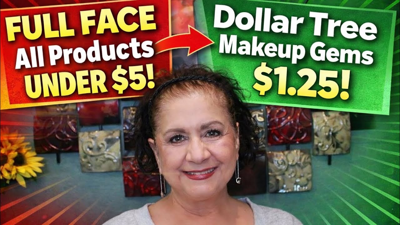 FULL FACE OF NOTHING OVER $5 AND MANY DOLLAR TREE GEMS FOR $1.25/Not Just Good But Are Amazing!!!