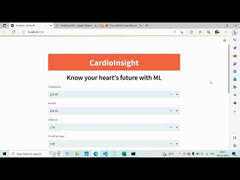 CardioInsight - Know your heart's future with ML