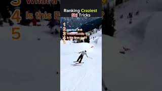 These ski tricks are unreal 🤯⛷️ #ski #fyp #viral #sports #snow #skiing #tricks #winter