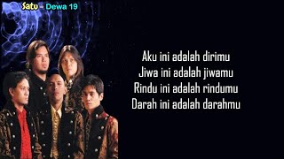 Download Mp3 Satu  -  Dewa 19  (Lirik Lagu) Gudang lagu Download Mp3 Satu  -  Dewa 19  (Lirik Lagu)