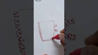 Simple And Easy Coffee Cup Drawing With Dots 