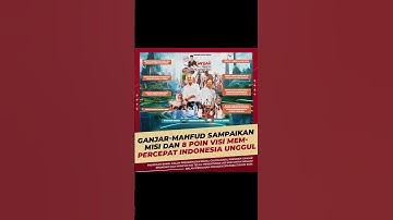 8 POIN VISI DAN MISI GANJAR-MAHFUD...!!! 👍👍👍