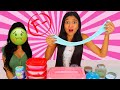 My MOM GRADES my SLIME COLLECTION!! HELP!!!!