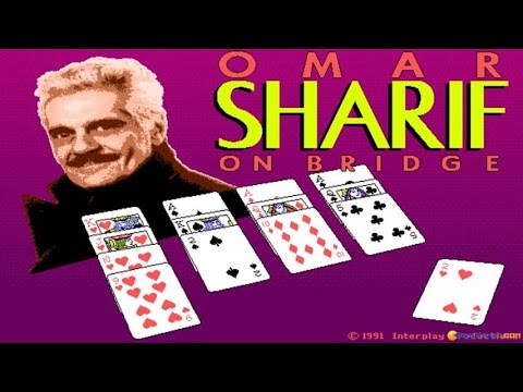 Omar Sharif on Bridge gameplay (PC Game, 1991)