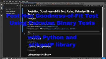 Python - Post Hoc Goodness of Fit: Pairwise Binary Tests with stikpetP