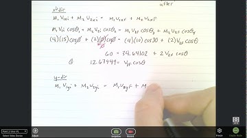 Solving 2D Collision Problems - Example