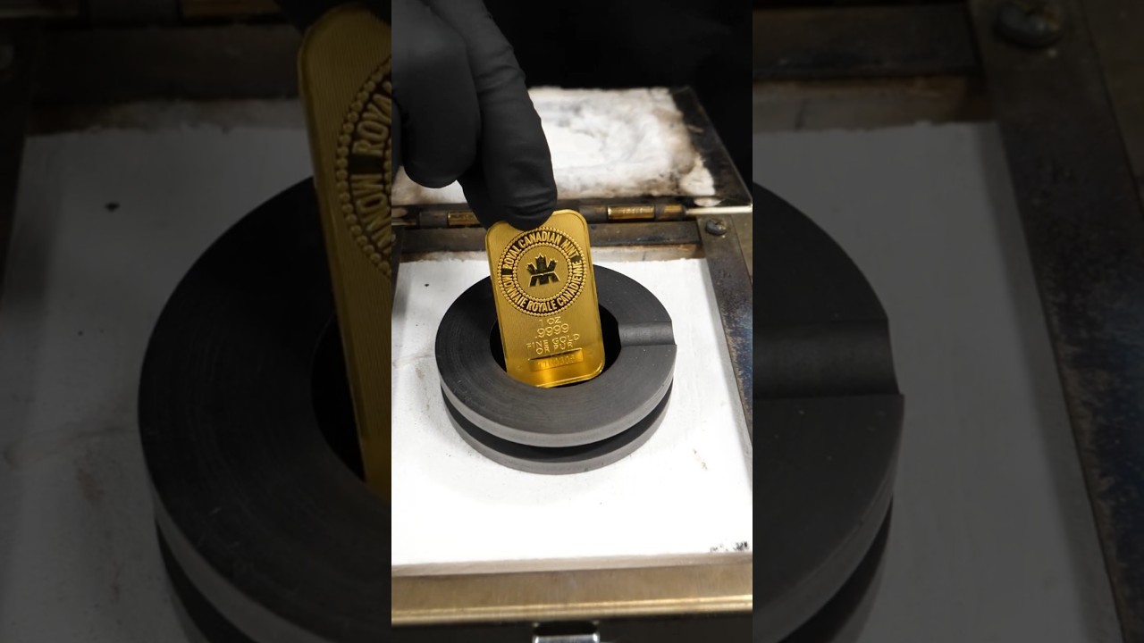 Melting the most gold I've ever seen
