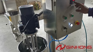 JX-2.2 in-tank high shear mixer with lifting stand and control panel