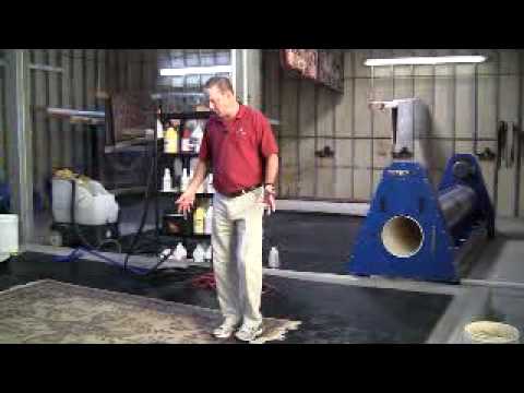 How To Clean An Oriental Rug - Step 3: Soil Extraction & Washing