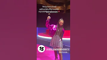 Nare Ghazaryan JESC 2022 Singing SloMo ESC 2022 