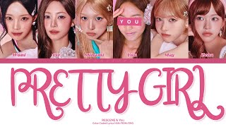 RESCENE - Pretty Girl // You as a Member // KARAOKE // (6 Members Ver.) Color Coded Lyrics