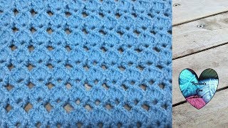 Punto relieve crochet muy fácil paso a paso