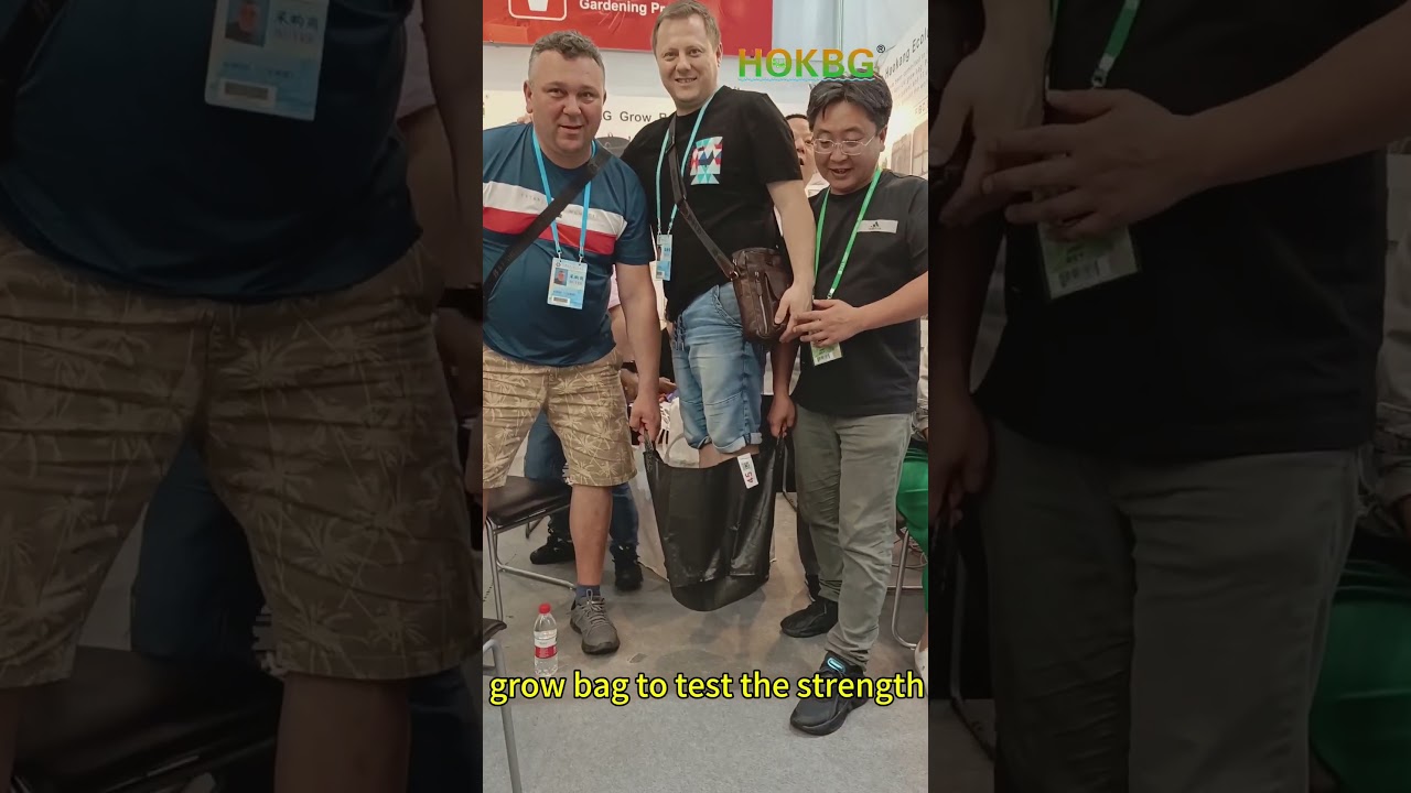 The strength test of HOKBG grow bags  ~