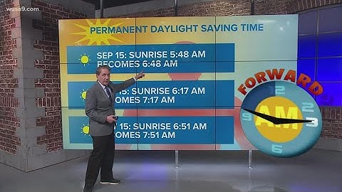 What life with permanent daylight saving would look like