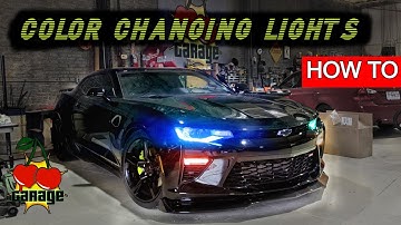 2016-2018 Chevrolet Camaro SS Multicolor DRL LED Boards (DIODE DYNAMICS) Install Guide