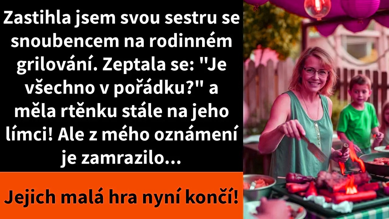 Nikdy by mě nenapadlo, že sestřina rtěnka bude tím, co zničí naši rodinu. Karmínově červená číslo 42, rozmazaná po límci mého snoubence. Stejný odstín měla na mém zásnubním večírku, když připíjela...