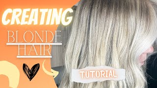 CREATING SEAMLESS BLONDE ON NATURAL RED HEAD!