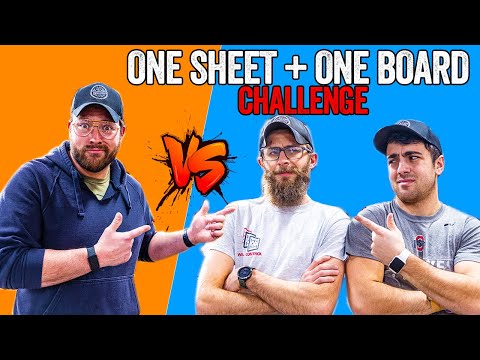 1 Sheet + 1 Board 48 Hour Build Challenge!