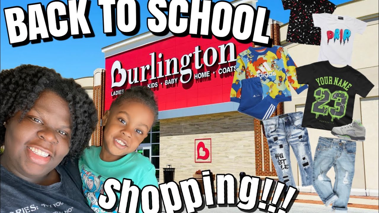 BACK TO SCHOOL SHOP WITH ME AT BURLINGTON FOR NO TAX WEEK MAJOR Back to school shop with me at burlington for no tax week major
