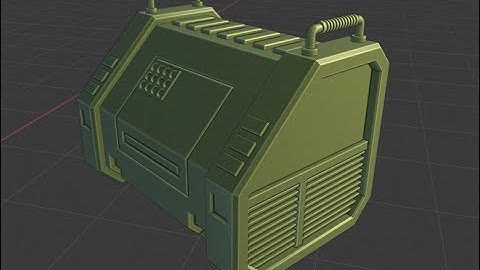 Blender 2.8: Modeling a SciFi Prop 1
