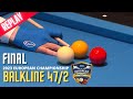 FINAL BALKLINE 47/2 - European Championship Antalya 2023  - Sven DASKE (GER) vs Marek FAUS (CZE)