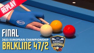 FINAL BALKLINE 47/2 - European Championship Antalya 2023  - Sven DASKE (GER) vs Marek FAUS (CZE) screenshot 4