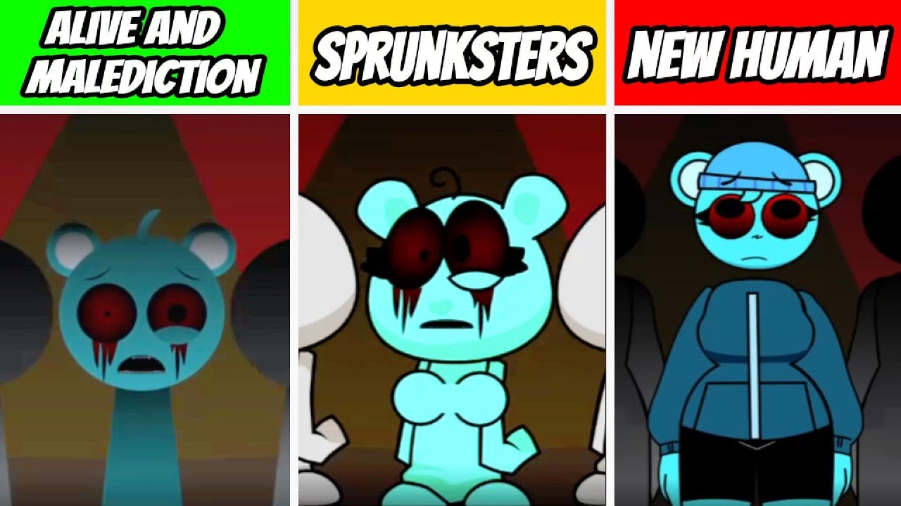 Sprunki Alive And Malediciton – Sprunksters VS New Human