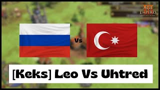 Age of Empires 3- Russia Vs Ottoman | [Keks] Leo Vs Uhtred | Aoe3 DE | 1v1 Pro Game | 4K