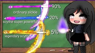 the old scythe,  gacha life p1    المناجل القديمه قاش لايف