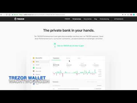 TREZOR Wallet - Wachtwoordzin