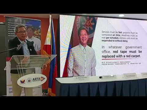 ARTA Director General Secretary Ernesto V. Perez