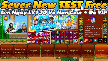 NinjaSchool Online Lậu Sever Test Miễn Phí Lv130 Full Set Đồ Hiếm +16TL9 Nhận Vô Hạn Coin Lượng