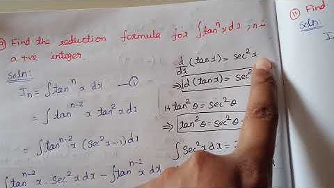 Reduction formula 9 # integral calculus # TAM3A
