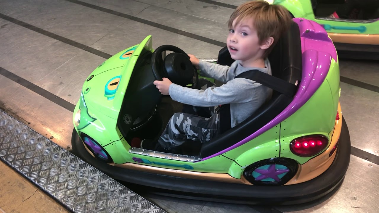 Bumper cars at the Mall of America! YouTube