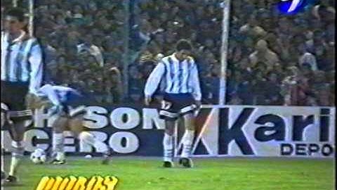 Argentina 3 Marruecos 1, con Maradona en Salta. 20/4/1994