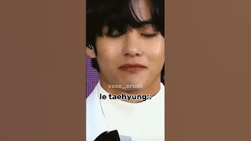 taehyung reply to jisoo