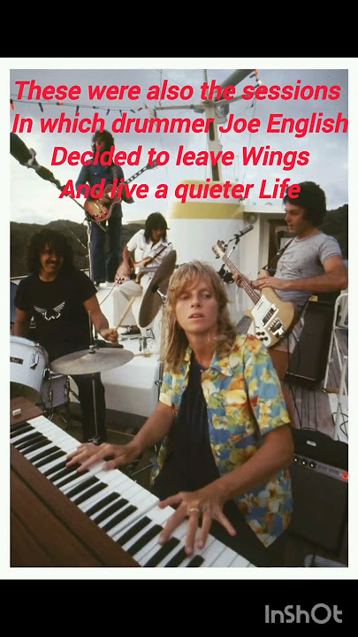 Paul Mccartney Wings 1977 With A Little Luck