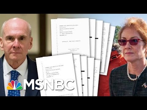 The First Look At The Transcripts From Witnesses In The Impeachment Investigation | Deadline | MSNBC