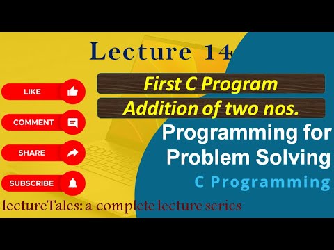 2.2: C Programming | First C Program | C program for addition of two ...
